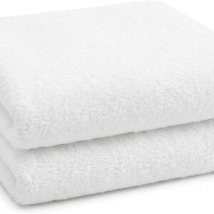 AOURA Hand & Bath Towel 40x70cm | 600 GSM | Hotel Grade | Pack of 2