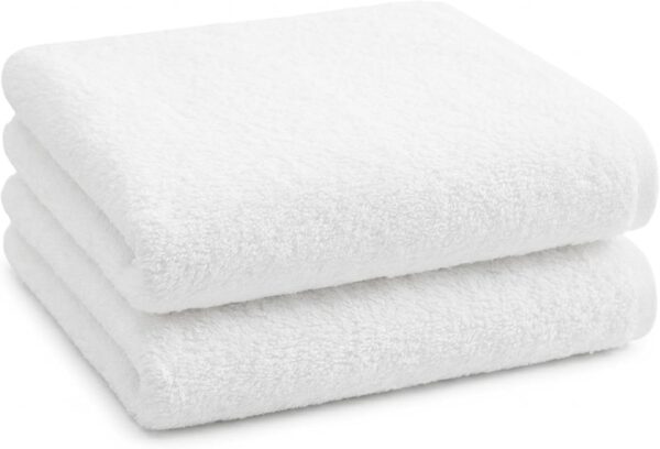 AOURA Hand & Bath Towel 40x70cm | 600 GSM | Hotel Grade | Pack of 2