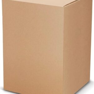 AOURA Tall Carton Boxes 45x45x70cm | 5-Ply Corrugated | Pack of 3