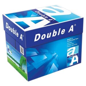Double A A4 Paper Box of 5 Reams 80 GSM | Premium Copy Paper 2500 Sheets, Whiteness 102 CIE