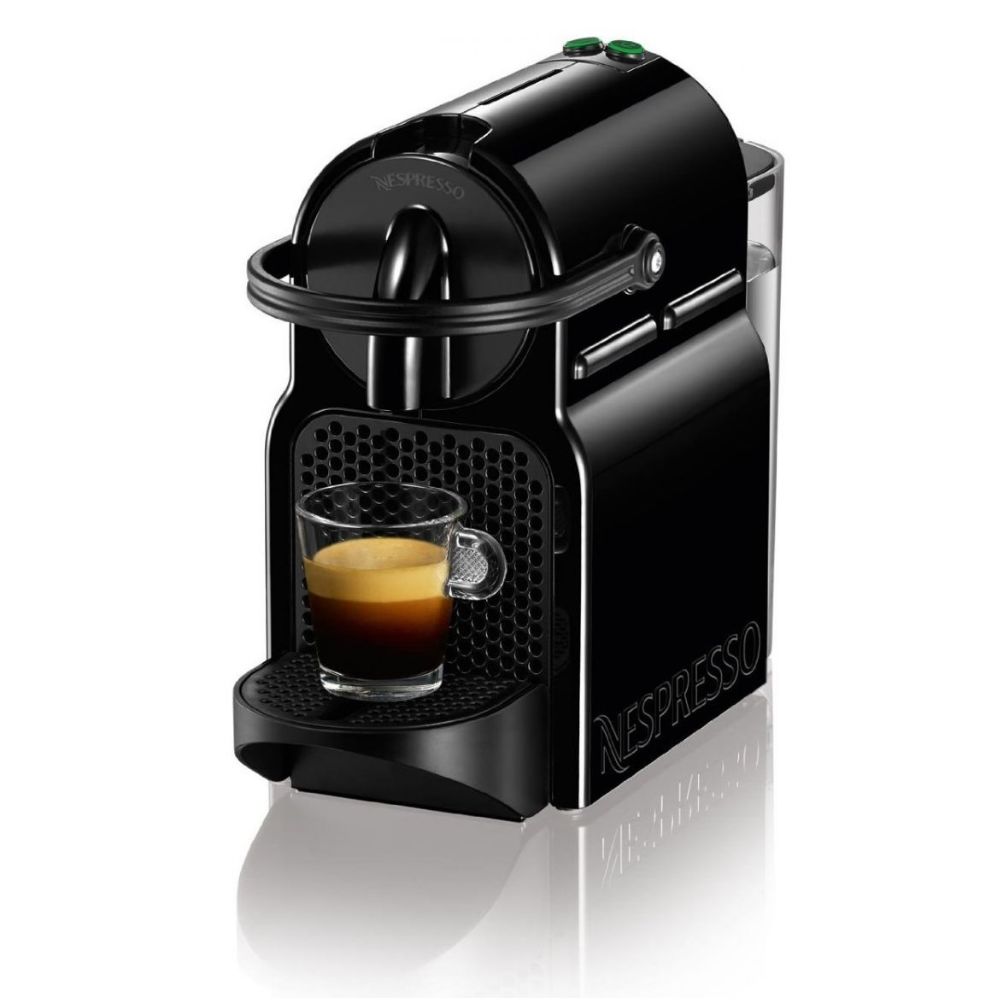 Nespresso Inissia Black Coffee Machine | 19-Bar, 25-Second Heat-Up, Energy Saving Auto Off