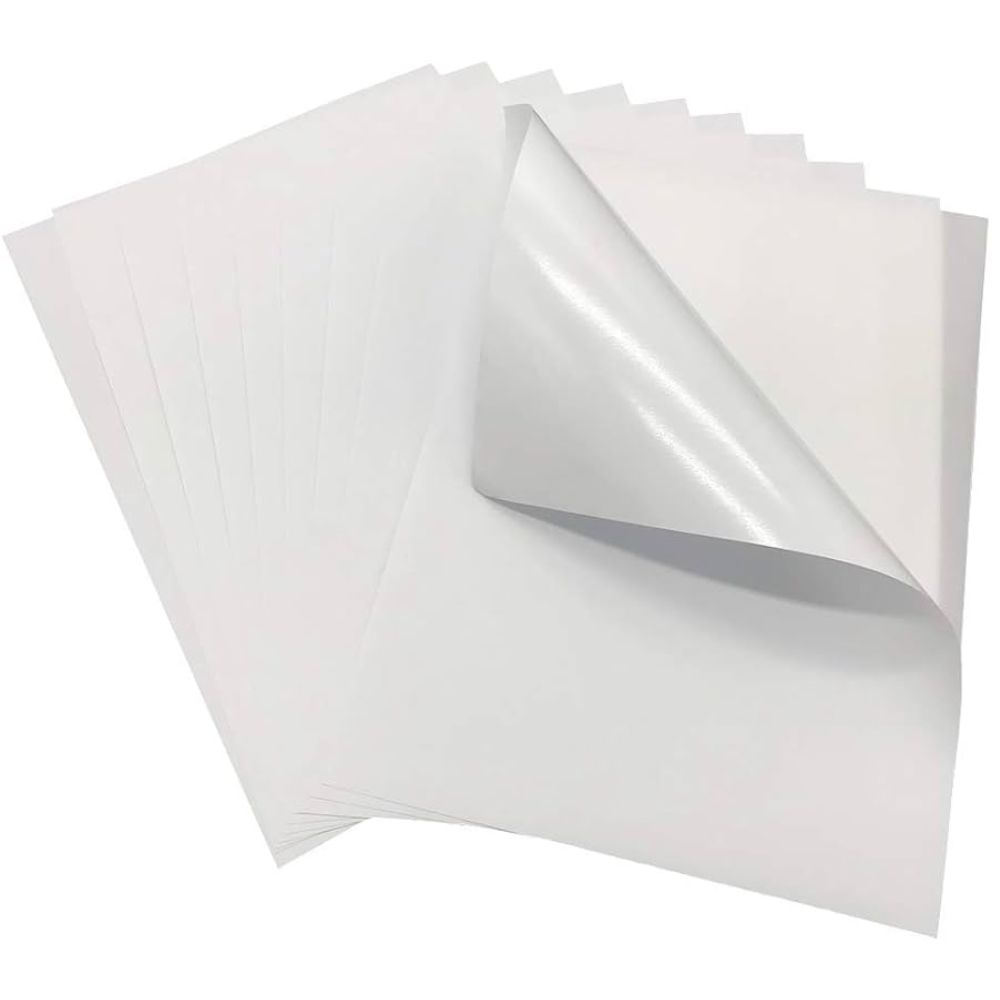 Printable Self-Adhesive Label Sheets A4 100 Sheets | Compatible with Inkjet & Laser Printers